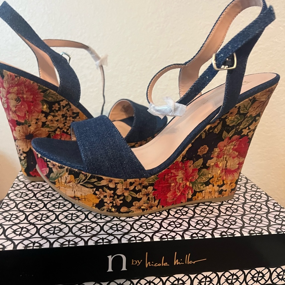 Nicole Miller Wedge Sandal
